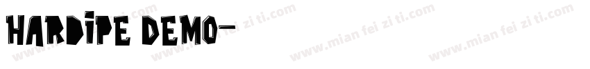 Hardipe DEMO字体转换